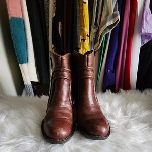 Born leather ankle boots Size 6.5M